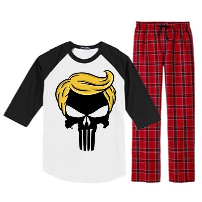 Trump Skull Raglan Sleeve Pajama Set