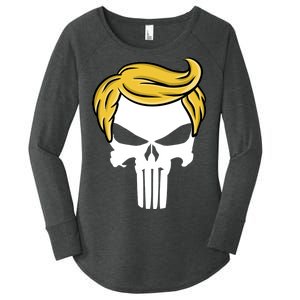 Trump Skull Women's Perfect Tri Tunic Long Sleeve Shirt