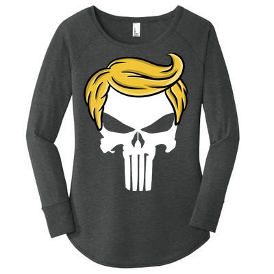 Trump Skull Women's Perfect Tri Tunic Long Sleeve Shirt