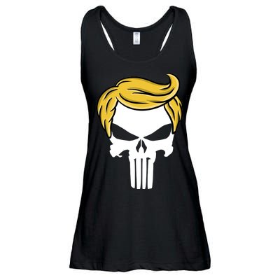 Trump Skull Ladies Essential Flowy Tank