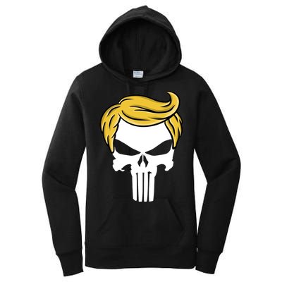 Trump Skull Women's Pullover Hoodie