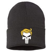 Trump Skull Sustainable Knit Beanie