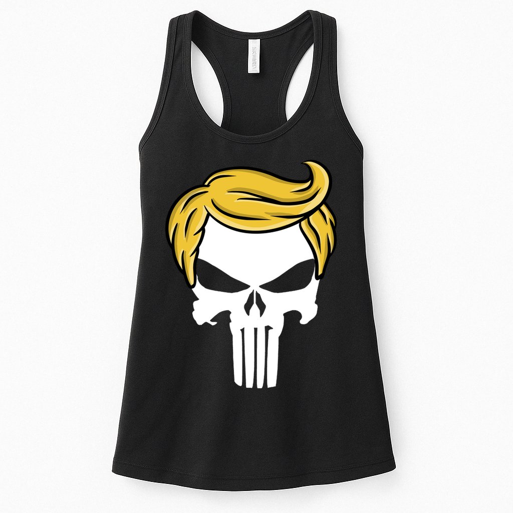 Trump Skull Womens Tank Top