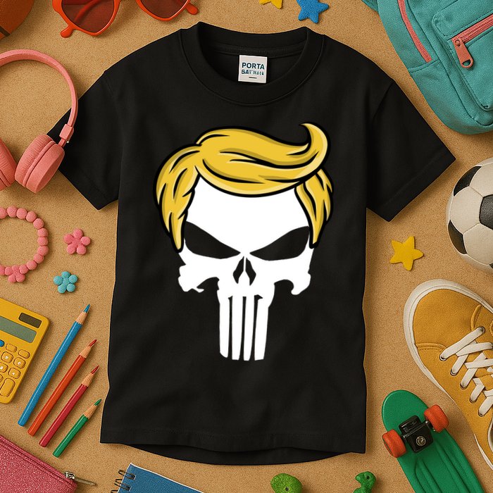 Trump Skull Kids T-Shirt