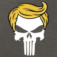 Trump Skull Cotton Canvas Backpack