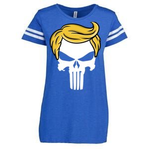 Trump Skull Enza Ladies Jersey Football T-Shirt