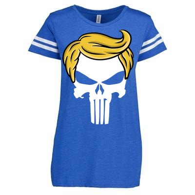 Trump Skull Enza Ladies Jersey Football T-Shirt