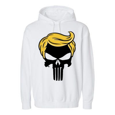 Trump Skull Garment-Dyed Fleece Hoodie