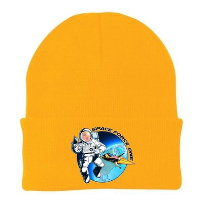 Trump Space Force One Knit Cap Winter Beanie