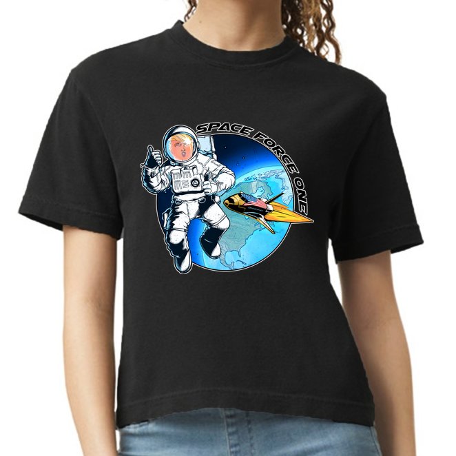 Trump Space Force One Comfort Colors Boxy T-Shirt