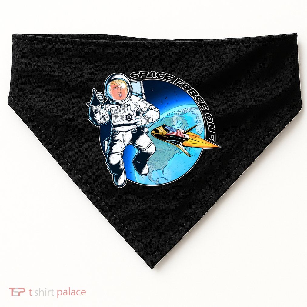 Trump Space Force One USA-Made Doggie Bandana