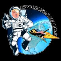 Trump Space Force One USA-Made Doggie Bandana