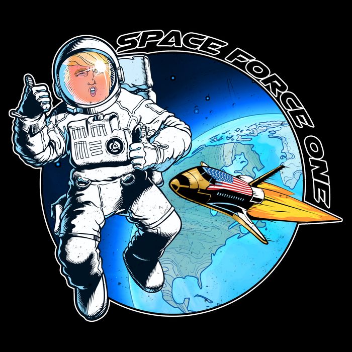 Trump Space Force One USA-Made Doggie Bandana