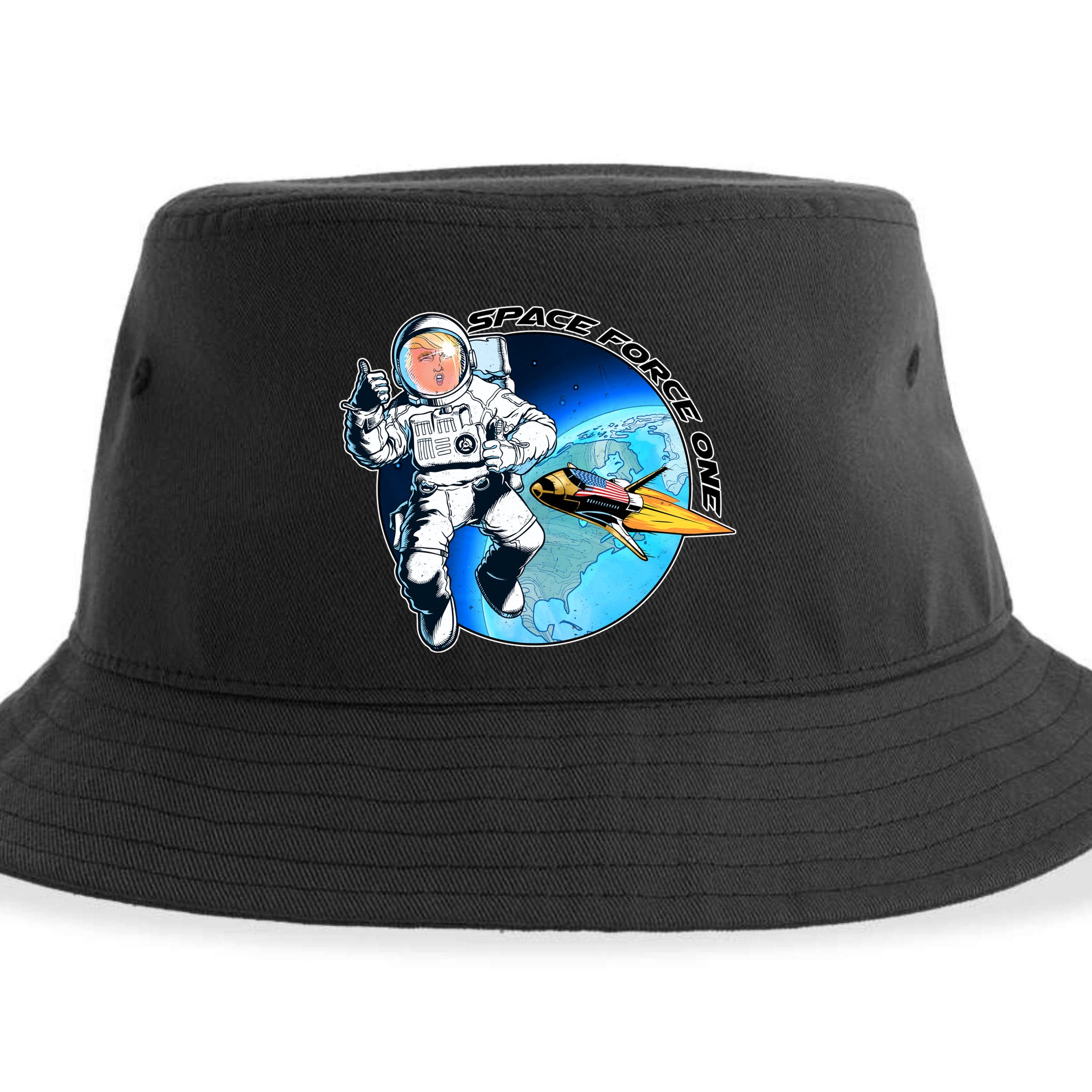 Trump Space Force One Sustainable Bucket Hat