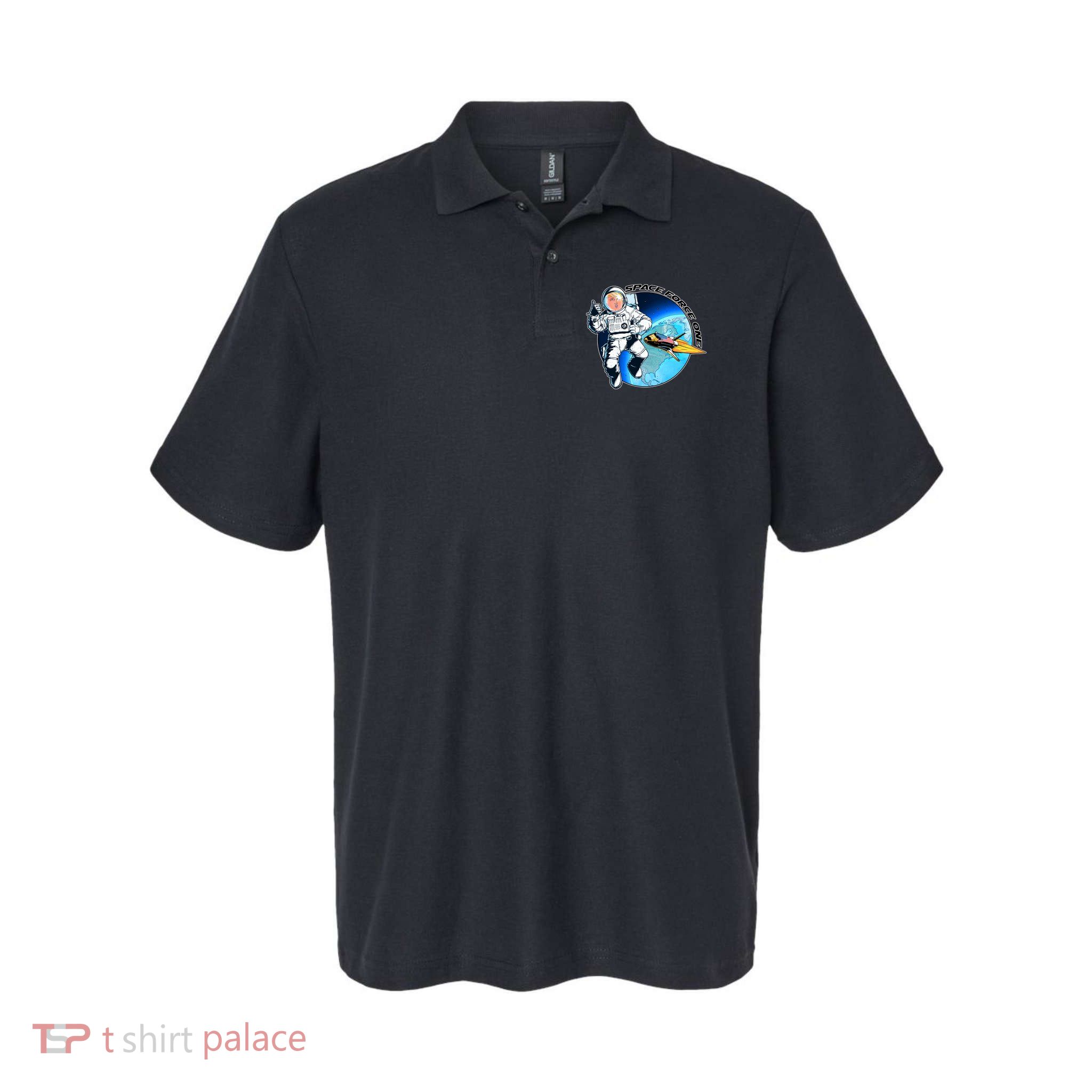 Trump Space Force One Softstyle Adult Sport Polo