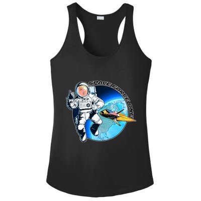 Trump Space Force One Ladies PosiCharge Competitor Racerback Tank