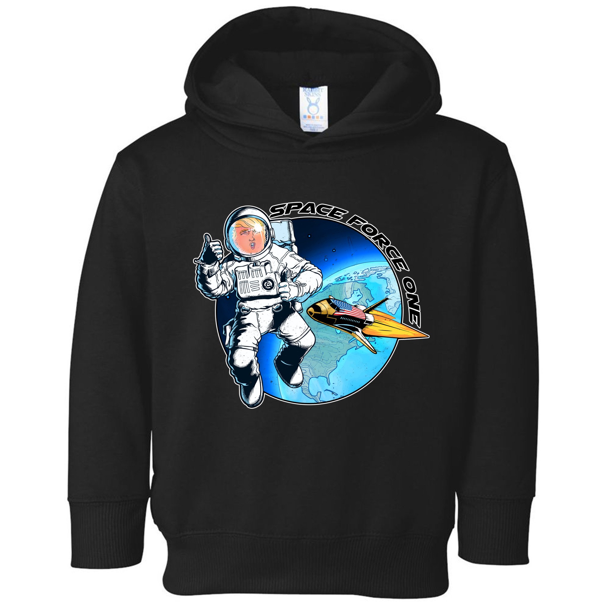 Trump Space Force One Toddler Hoodie