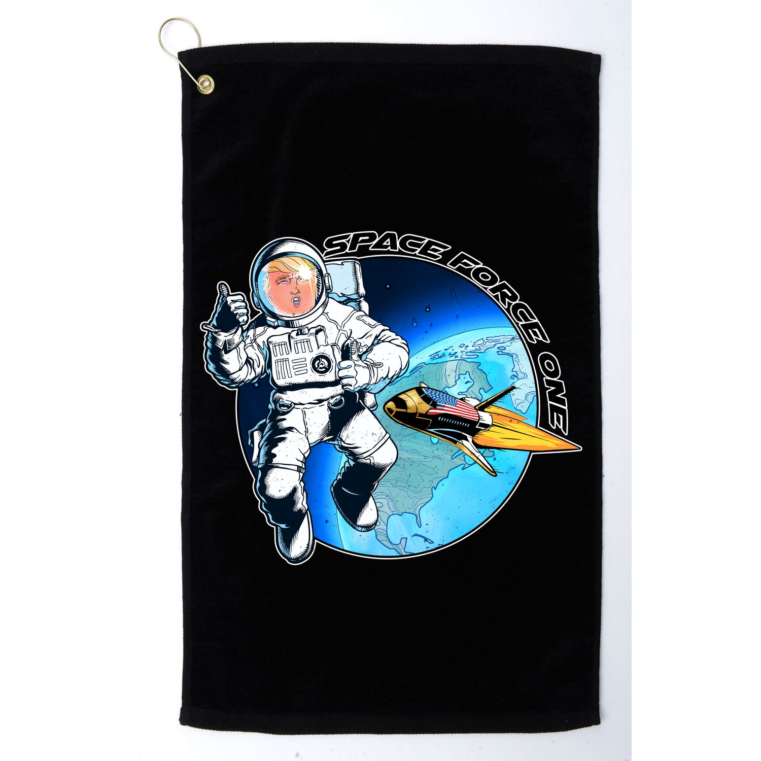 Trump Space Force One Golf Towel