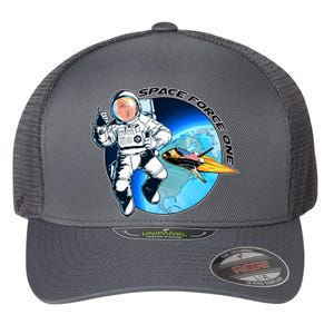 Trump Space Force One Flexfit Unipanel Trucker Cap