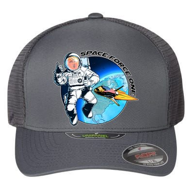 Trump Space Force One Flexfit Unipanel Trucker Cap