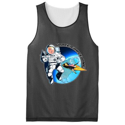 Trump Space Force One Mesh Reversible Basketball Jersey Tank