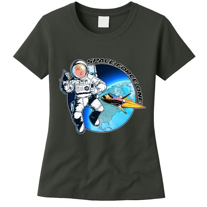 Trump Space Force One Womens T-Shirt
