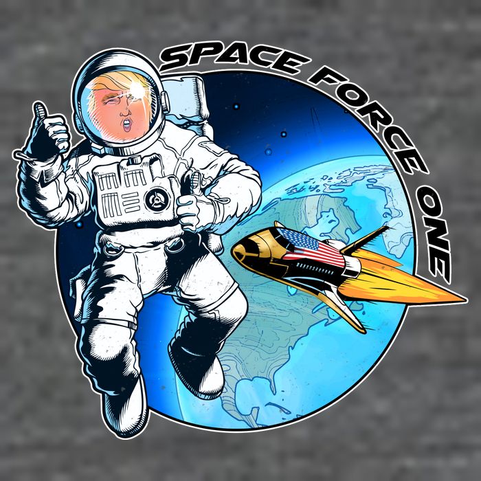 Trump Space Force One Women's V-Neck T-Shirt