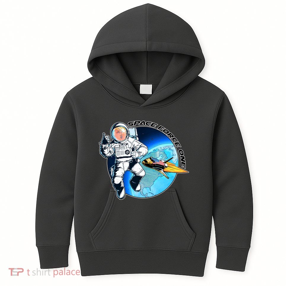 Trump Space Force One Kids Hoodie
