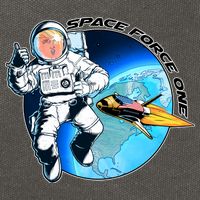 Trump Space Force One Cotton Canvas Backpack