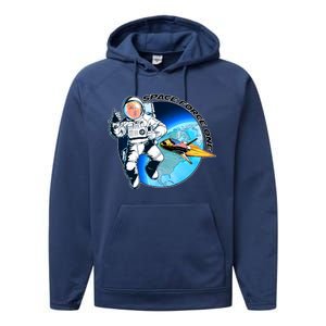 Trump Space Force One Performance Fleece Hoodie