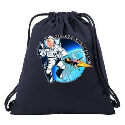 Trump Space Force One Drawstring Bag