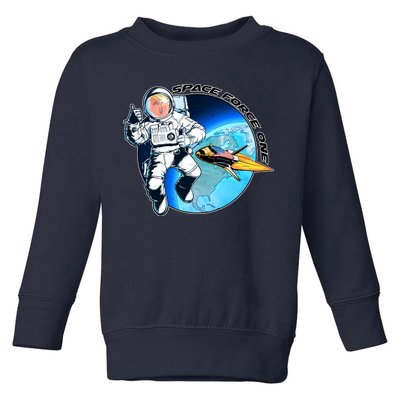 Trump Space Force One Toddler Sweatshirt