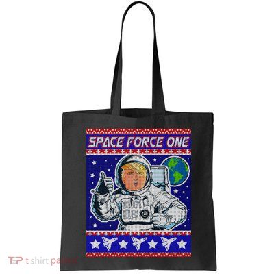 Trump Space Force One Ugly Christmas Bag