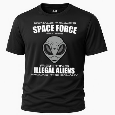 Trump Space Force Team Fight Illegal Aliens Performance Shirt