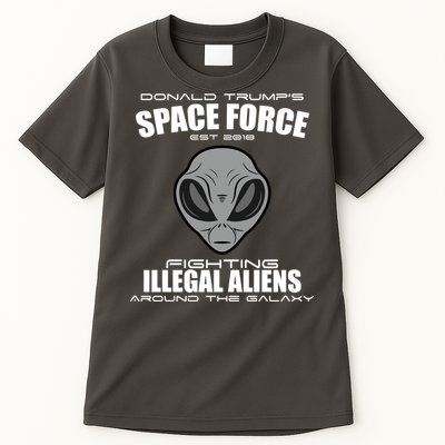 Trump Space Force Team Fight Illegal Aliens Tall T-Shirt