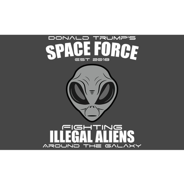 Trump Space Force Team Fight Illegal Aliens Bumper Sticker