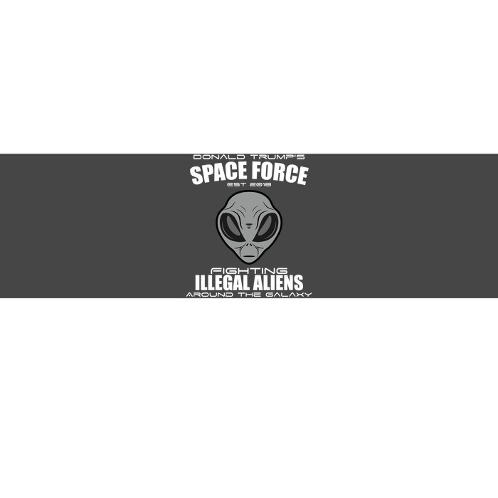 Trump Space Force Team Fight Illegal Aliens Bumper Sticker