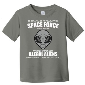 Trump Space Force Team Fight Illegal Aliens Toddler T-Shirt