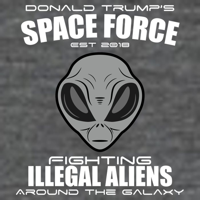 Trump Space Force Team Fight Illegal Aliens Zip Tote Bag