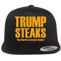 Trump Steaks President Donald Political Election Funny Humor Flatbill Hat