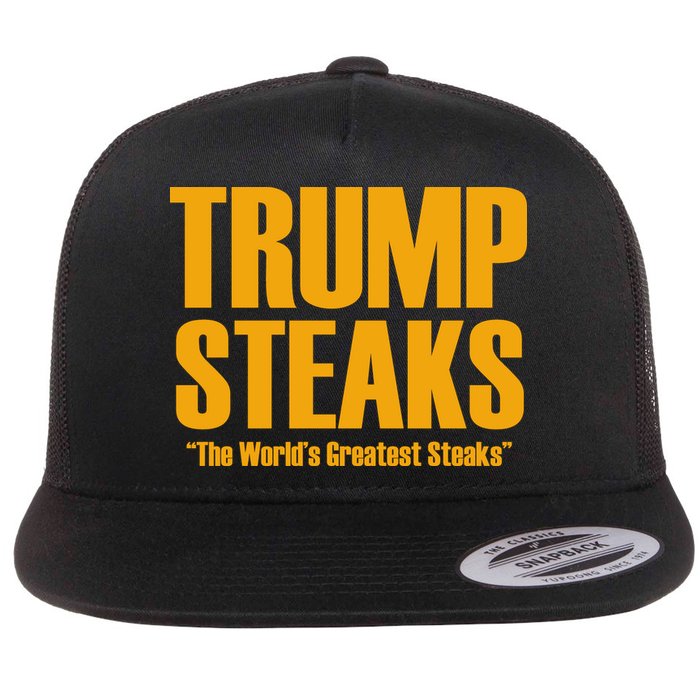 Trump Steaks President Donald Political Election Funny Humor Flatbill Hat
