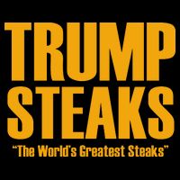 Trump Steaks President Donald Political Election Funny Humor Flatbill Hat