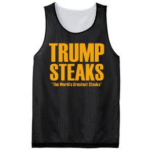 Trump Steaks President Donald Political Election Funny Humor Mesh Reversible Basketball Jersey Tank