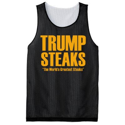 Trump Steaks President Donald Political Election Funny Humor Mesh Reversible Basketball Jersey Tank