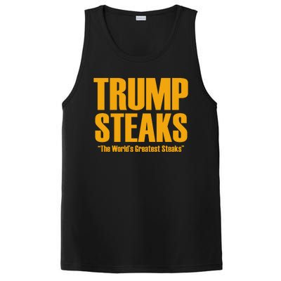 Trump Steaks President Donald Political Election Funny Humor PosiCharge Competitor Tank