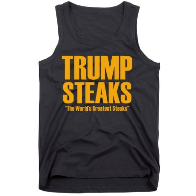 Trump Steaks President Donald Political Election Funny Humor Tank Top