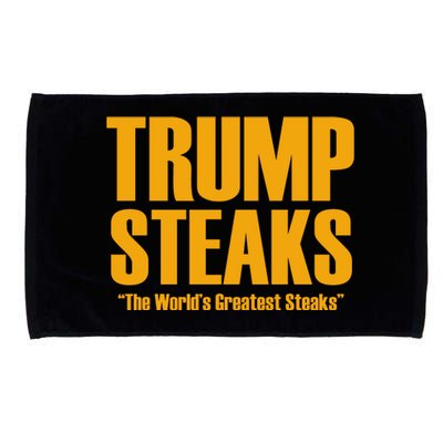 Trump Steaks President Donald Political Election Funny Humor Microfiber Hand Towel