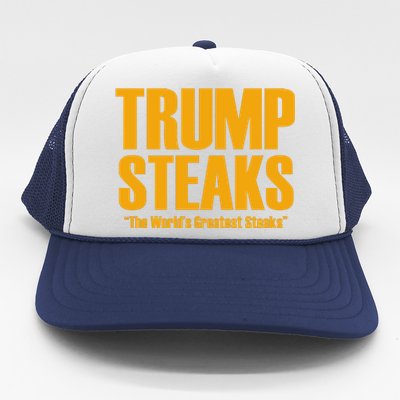 Trump Steaks President Donald Political Election Funny Humor Trucker Hat