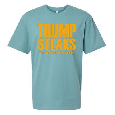 Trump Steaks President Donald Political Election Funny Humor Sueded Cloud Jersey T-Shirt