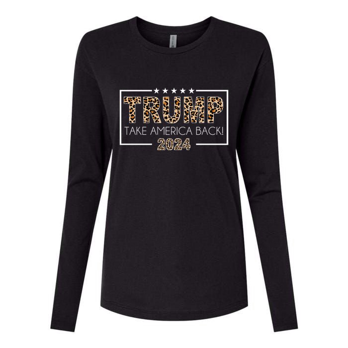 Trump Take America Back 2024 Womens Cotton Relaxed Long Sleeve T-Shirt